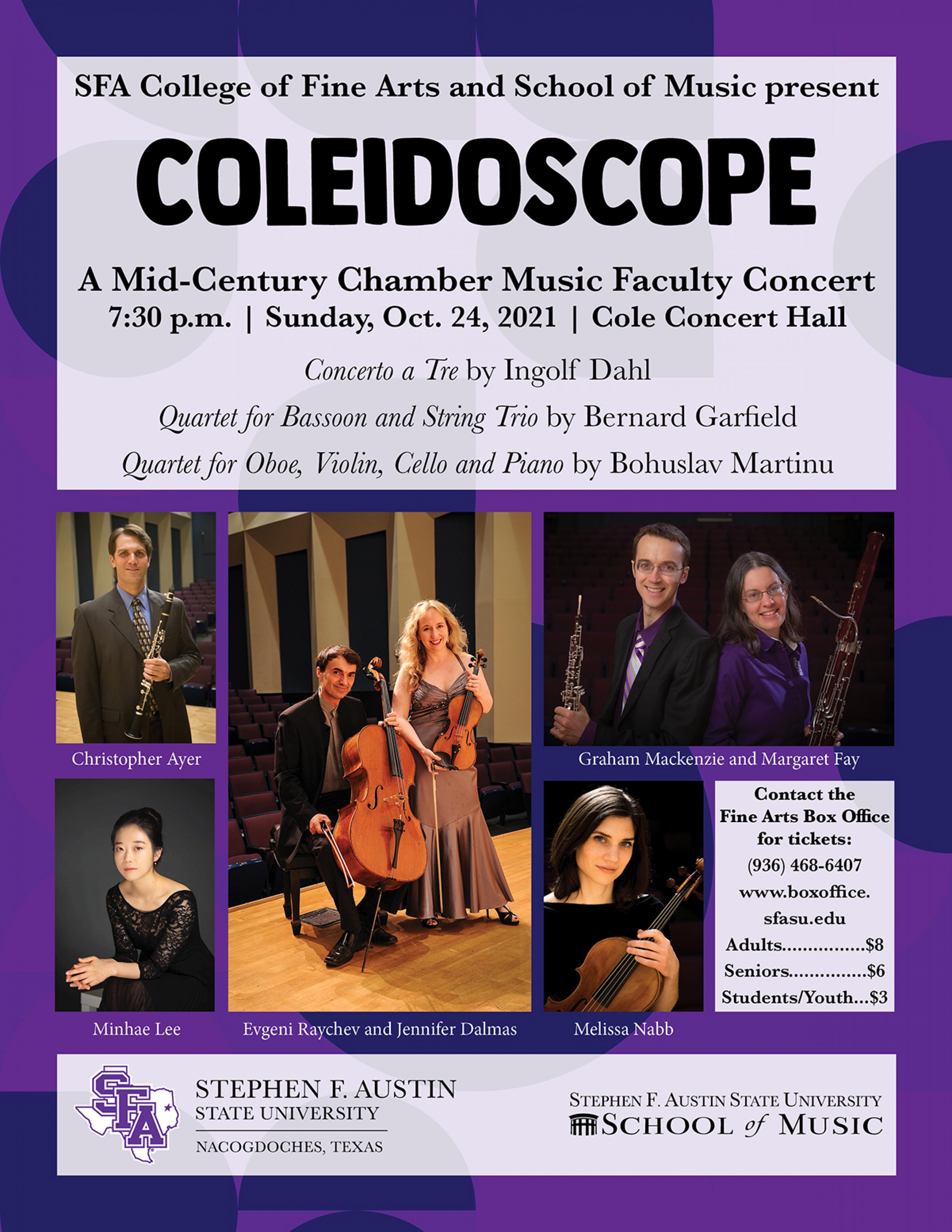 publicity image for Coleidoscope Chamber Music